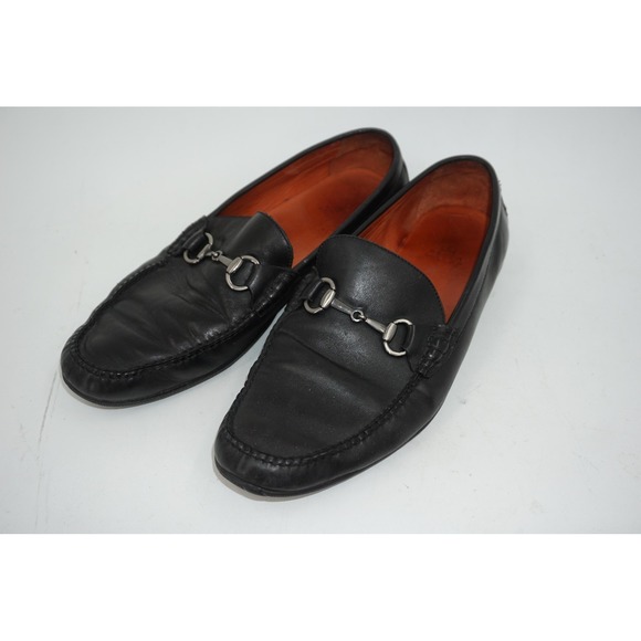 Peter Millar Other - Peter Millar‎ Shoes Mens Size 11 Black Leather Bit Loafers Driving Slip On Dress
